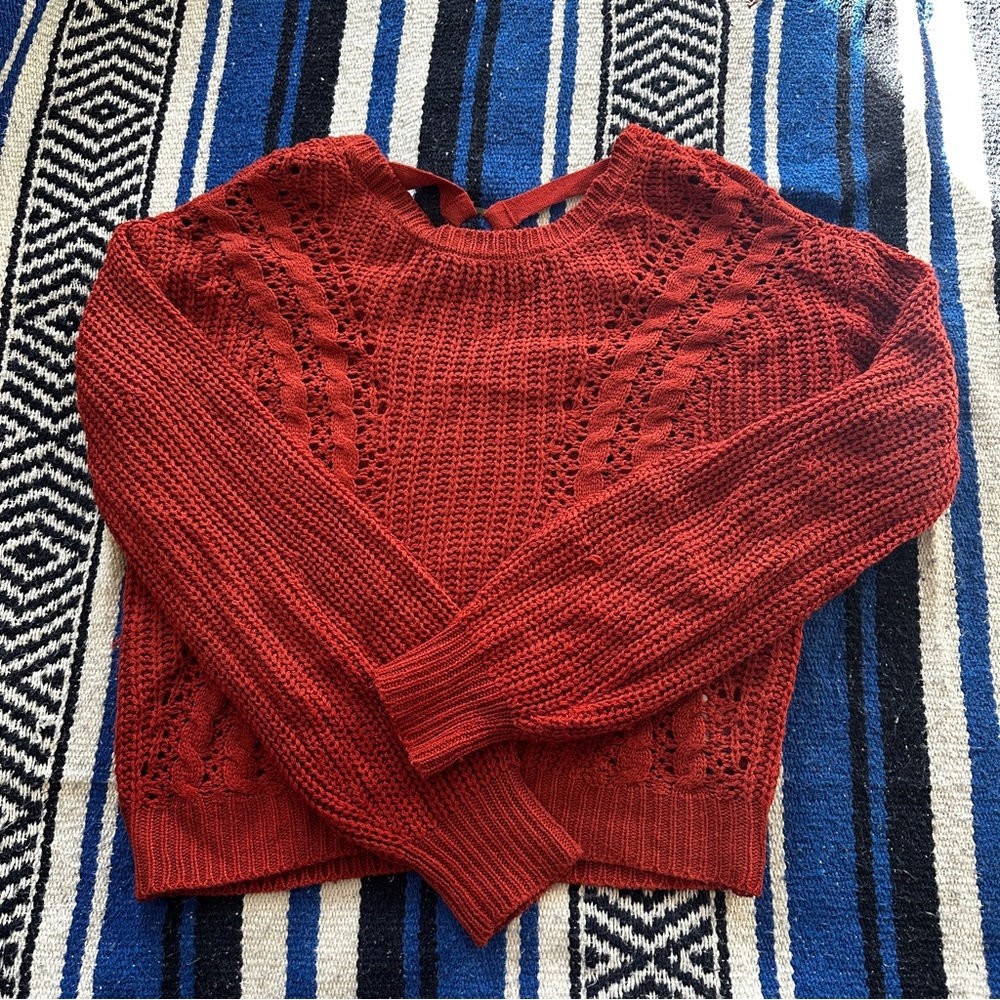 Burnt Orange knit sweater